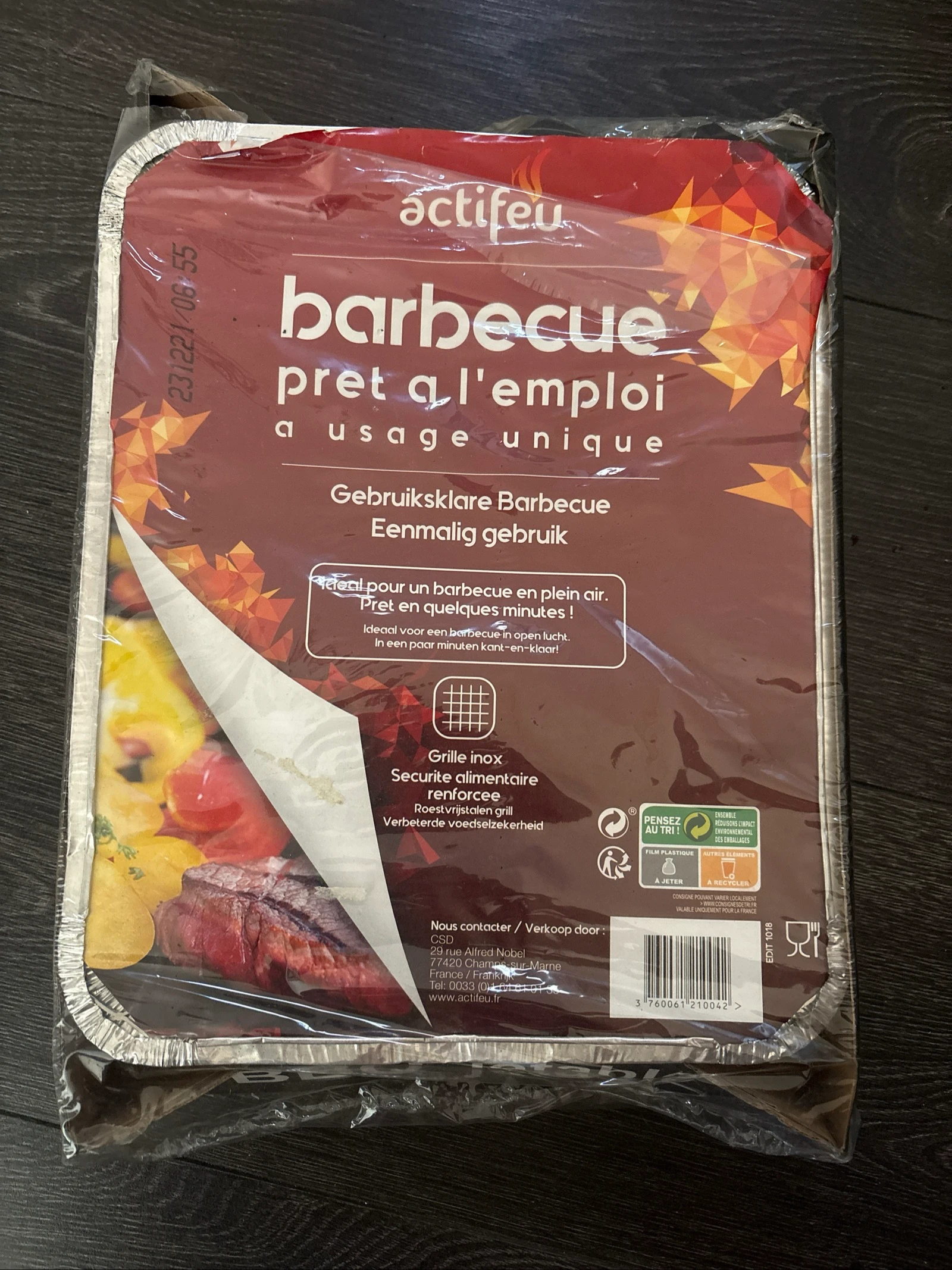 Barbecue à usage unique 
